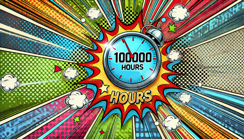 How Long is 100000 Hours in Days?